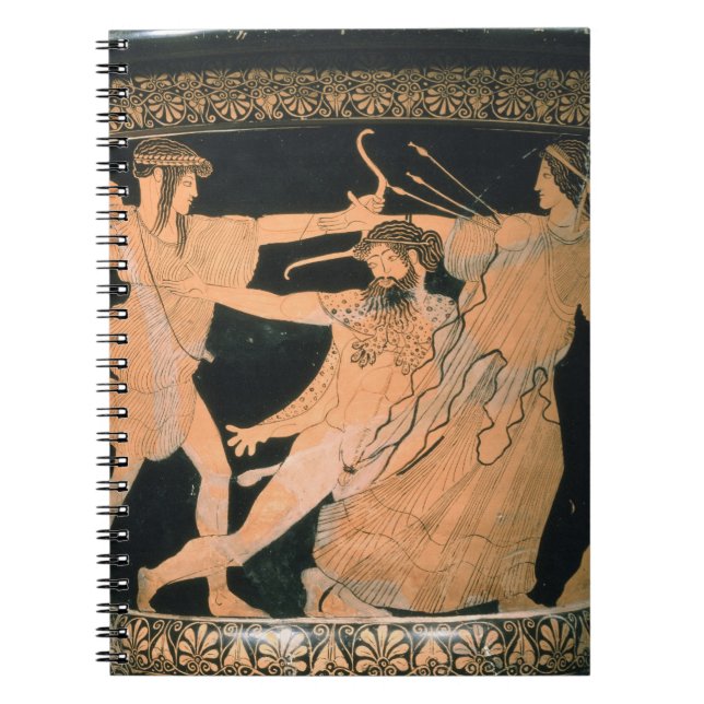 Herakles Struggling, detail from an Attic red-figu Notebook (Front)
