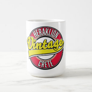Heraklion Crete Travel logo Coffee Mug