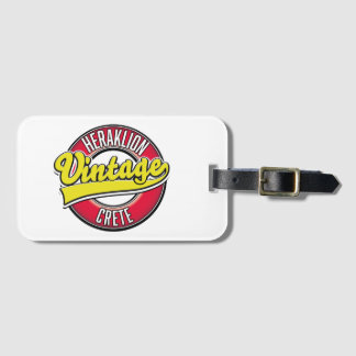 Heraklion Crete Travel logo Luggage Tag