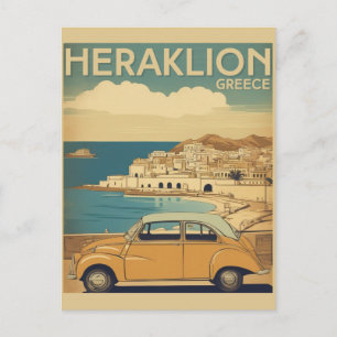 Heraklion, Iraklio. greece vocation Holiday Postcard