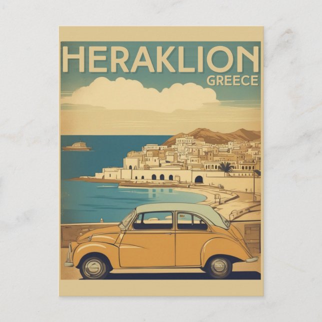 Heraklion,  Iraklio. greece vocation Postcard (Front)
