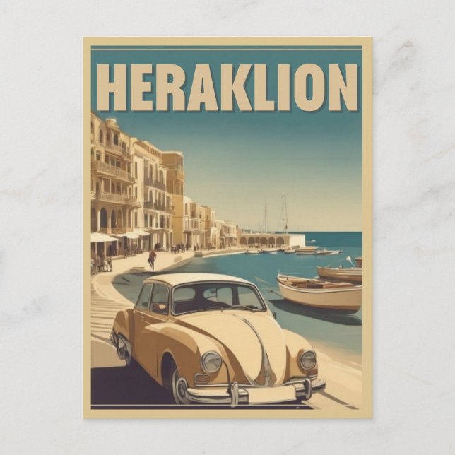 Heraklion,  Iraklio. greece vocation Postcard (Front)
