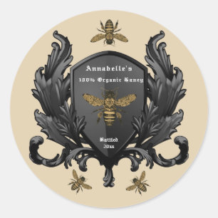 Herald Crown Honey Label Personalise