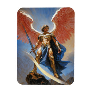 Herald of the Divine Flame Archangel Michael Magnet