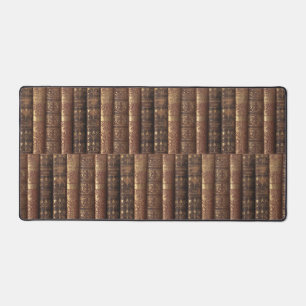 Heraldic Beautiful Book Spines (Dumas) Desk Mat
