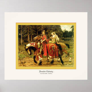 Heraldic Chivalry ~ Alphonse Mucha Poster
