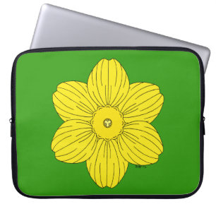 Heraldic Daffodil Laptop Sleeve