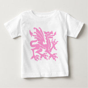 Heraldic Dragon 01 - Pink Baby T-Shirt