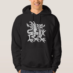 Heraldic Dragon 01 - White Hoodie
