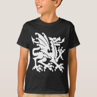Heraldic Dragon 01 - White