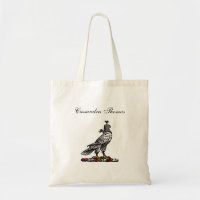 Heraldic Hunting Falcon Wearing Helmet Hood C