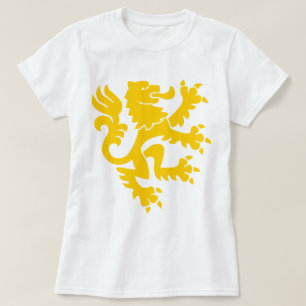 Heraldic Lion 01 - Amber T-Shirt