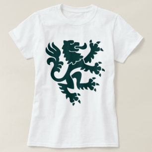 Heraldic Lion 01 - Dark Green T-Shirt