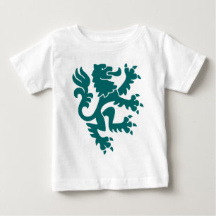 Heraldic Lion 01 - Moss Green Baby T-Shirt