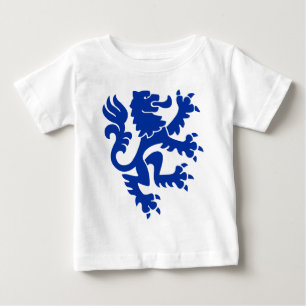 Heraldic Lion 01 - Navy Blue Baby T-Shirt