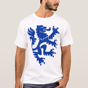 Heraldic Lion 01 - Navy Blue T-Shirt