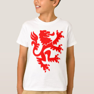 Heraldic Lion 01 - Red T-Shirt