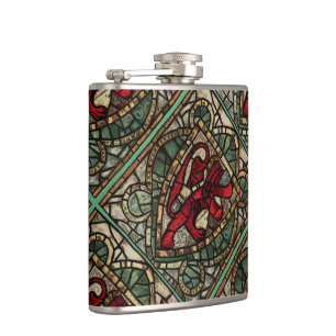 "Heraldic-Lion" Hip Flask
