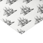 Heraldic Vintage Nautical Clipper Ship Crest