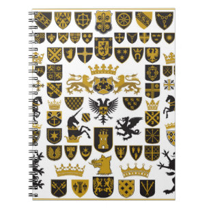 HERALDRY Crests and Symbols Notebook