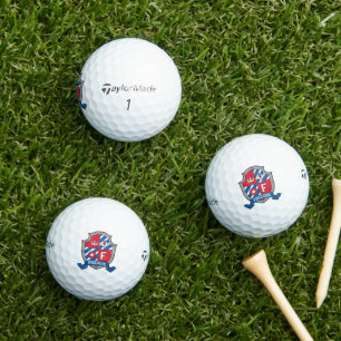 Heraldry graphic F monogram Freddie bird Golf Balls