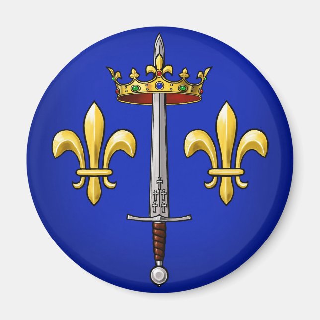 Heraldry of Joan of Arc Jeanne d'Arc Magnet (Front)