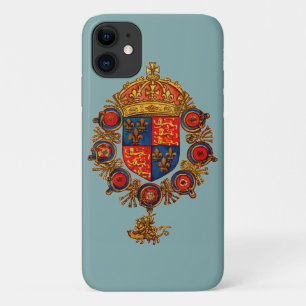 Heraldry with Crown iPhone 11 Case