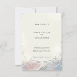Herb Botanical Save the Date Card