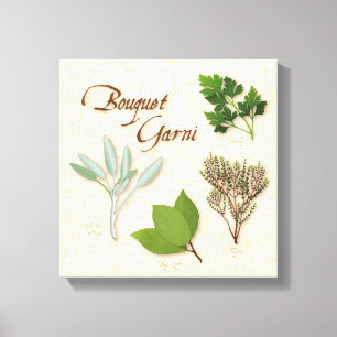 Herb Bouquet Canvas Art