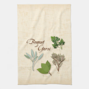 Herb Bouquet Kitchen Towel