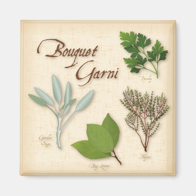 Herb Bouquet Magnet (Front)