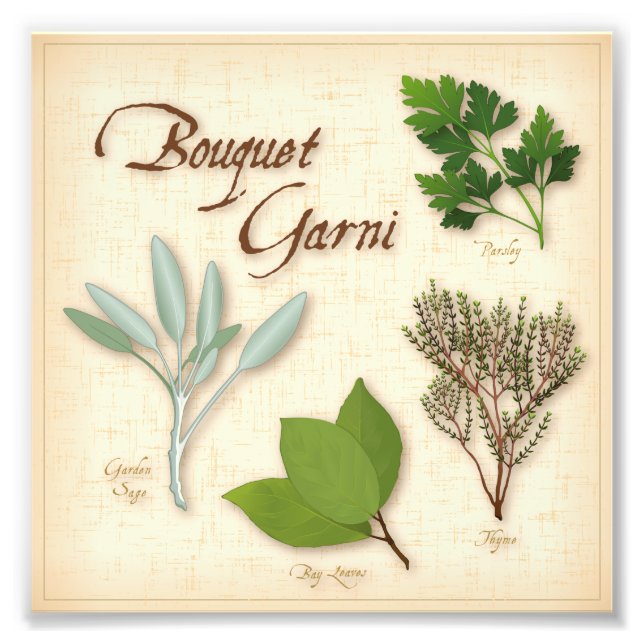 Herb Bouquet Photo Print (Front)