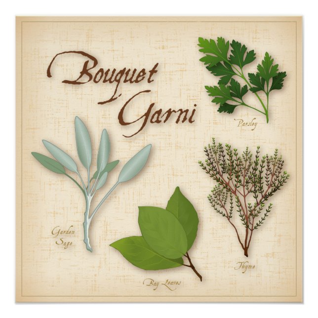 Herb Bouquet Poster (Front)