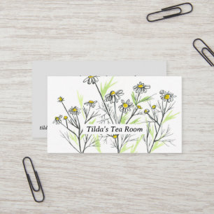 Herb Business Chamomile Tea Natural Blends Card