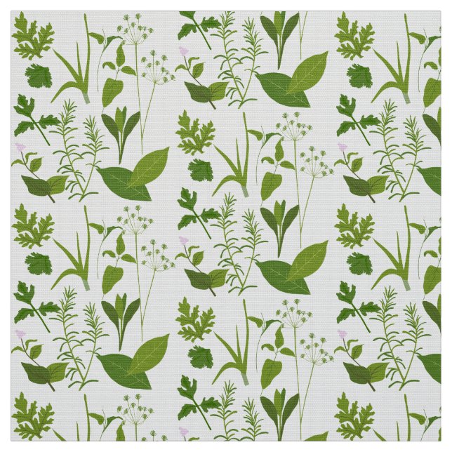 Herb Collection Herbs Fabric (Swatch)
