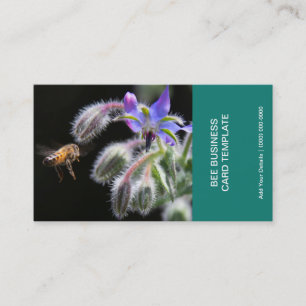Herb Flowers Photography Honey Bee Business Card