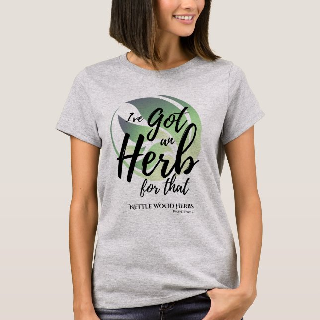 Herb for That Brush Stroke Logo Tee (Front)