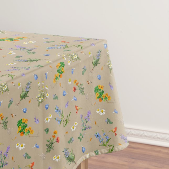 Herb garden apron tablecloth (In Situ)