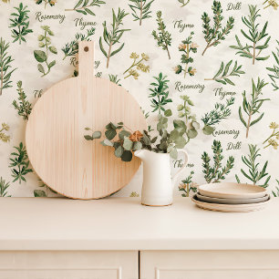 Herb Garden Kitchen Wallpaper