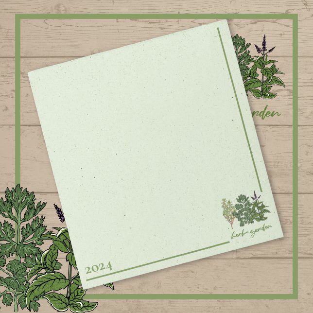 Herb Garden  Notepad (Herb Garden Notepad)