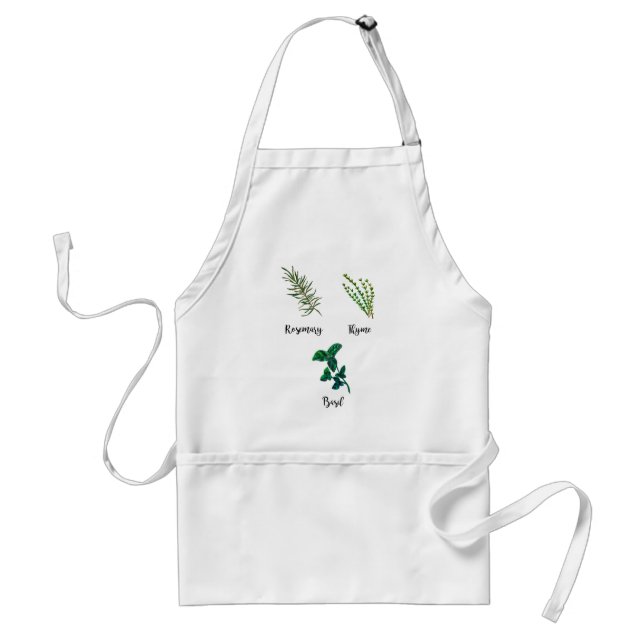Herb Garden Painting Standard Apron (Front)