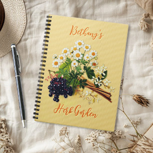 Herb Garden Personalised Lined Pages Journal