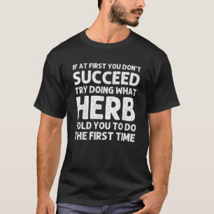 HERB Gift Name Personalised Birthday Funny Christm T-Shirt