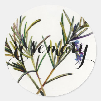 Herb Labels for jars or seed packets: Rosemary