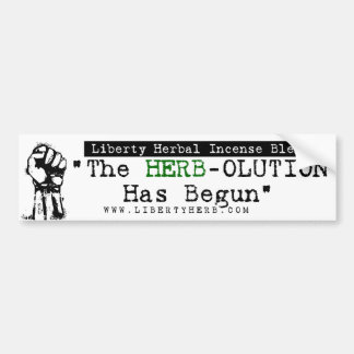 Herb-olution Bumper Sticker