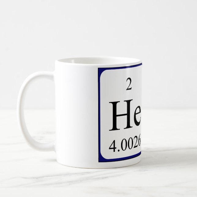 Herb periodic table name mug (Left)