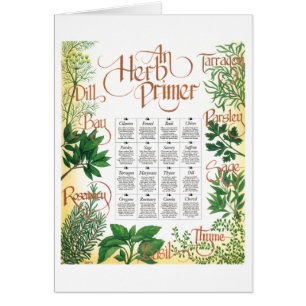 Herb Primer card