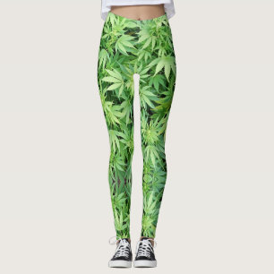 Herb - Reggae Rasta - Power Yoga Leggings