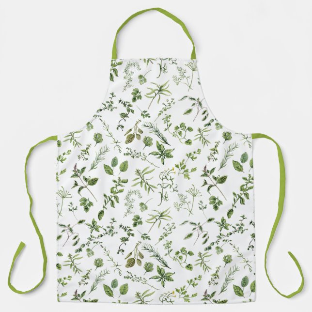 Herb Themed Apron (Front)