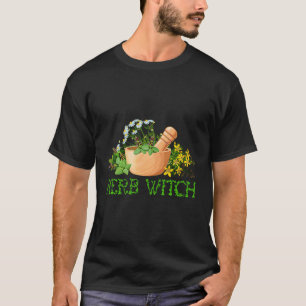 Herb Witch Wildflowers Medicine Botanical Plant Ga T-Shirt